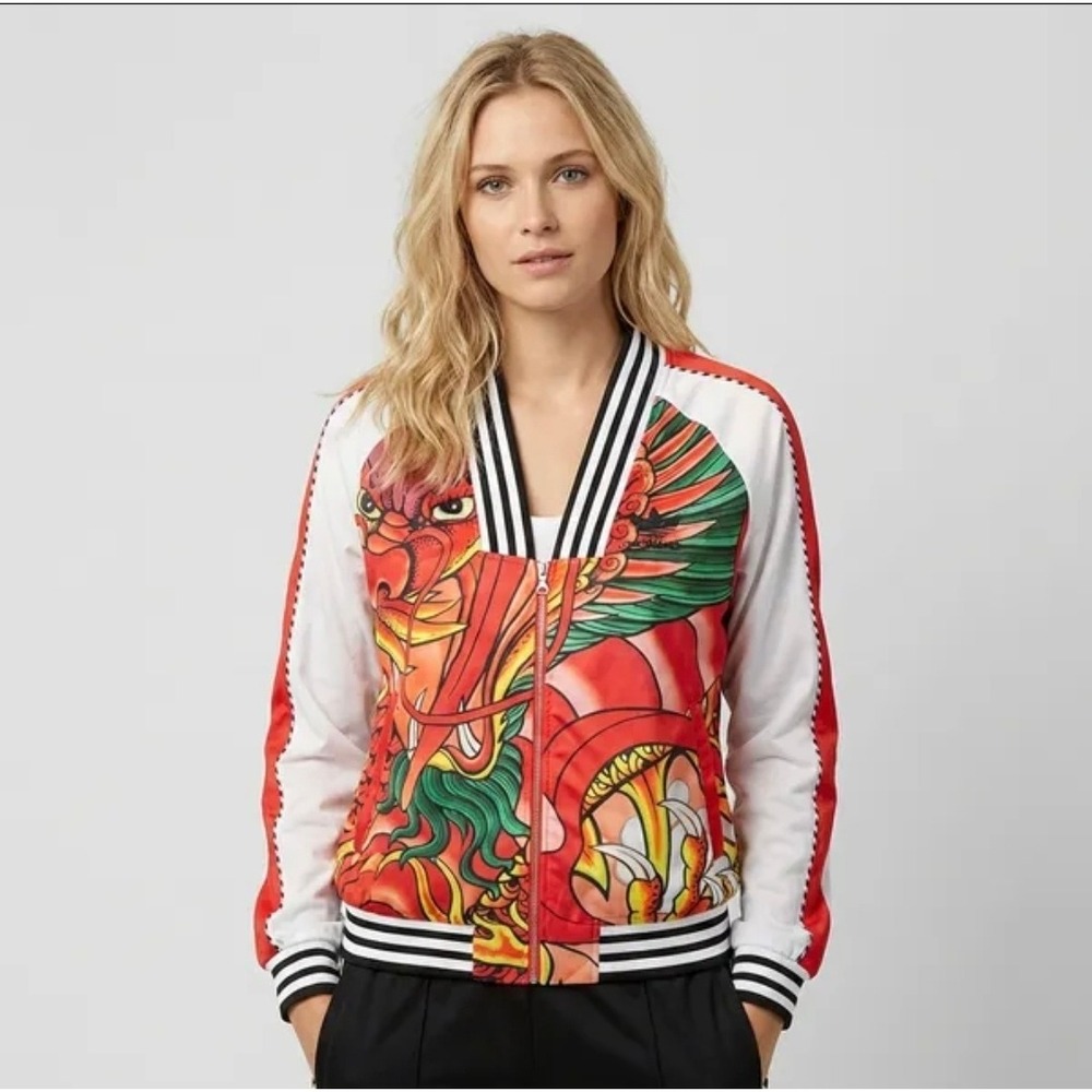 Adidas Originals x Rita Ora Dragon Print Track Jacket Womens Size: Small